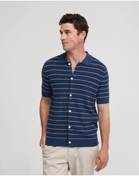Oxford - Carlos Stripe Knitted Shirt