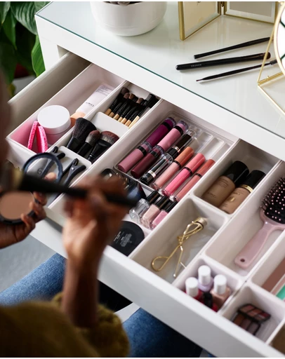 Joseph Joseph - Viva 12-piece Makeup Drawer Organiser Set (Shell)