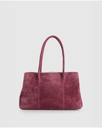 Evity - Noemie Leather Suede Tote Bag