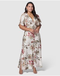 Pink Dusk by Curve Project - Want It All Maxi Dress