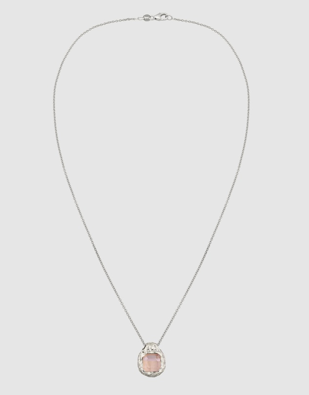 Haze & Glory - ICONIC EXCLUSIVE - Blush Pebble Necklace - Silver