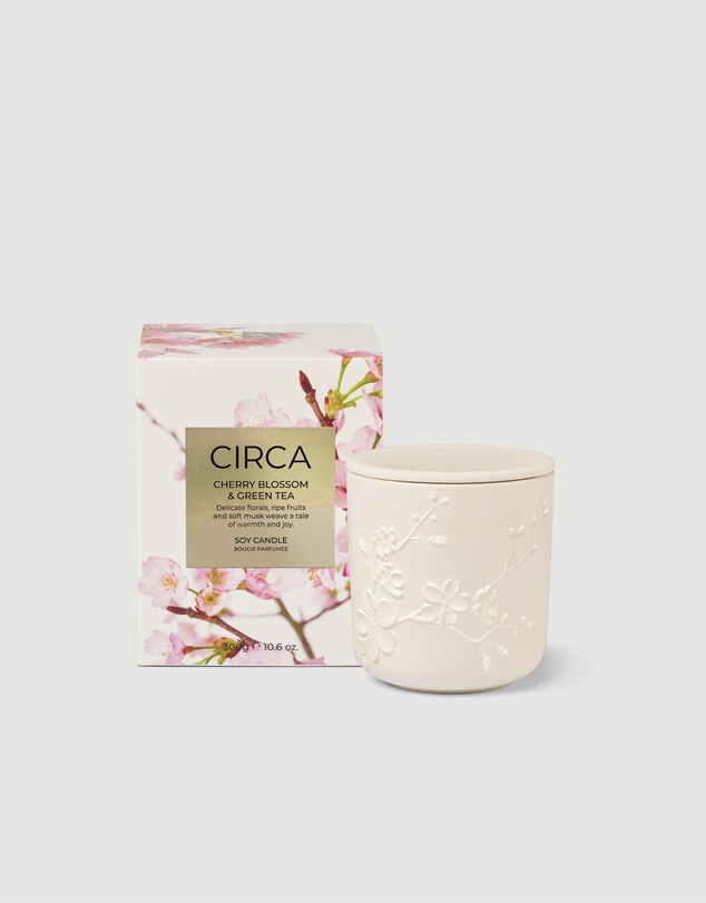 CIRCA - Cherry Blossom & Green Tea Soy Candle