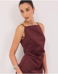 Calli - Marla Satin Mini Dress