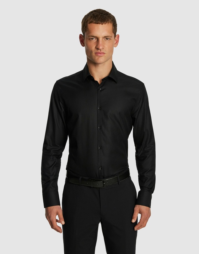 yd. - Monaco Pure Cotton Textured Dress Shirt