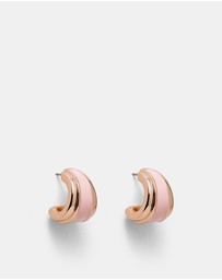 MIMCO - Mini Enamel Hoop Earrings
