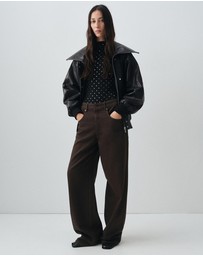 M.N.G - Mid-Rise Straight Jeans