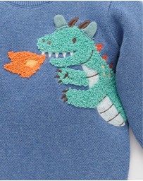 Purebaby - Dragon Friends Jumper -Kids-Babies