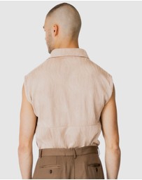 Justin Cassin - Verve Sleeveless Collared Shirt