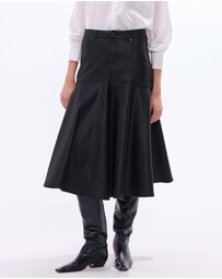 Marcs - Cosmic Coated Denim Skirt