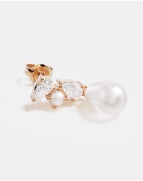 By Charlotte - Moments in Time Pearl Drop Earrings