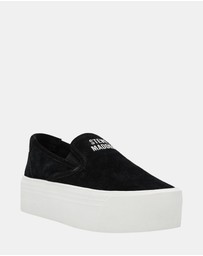 Steve Madden - Clifftop Black Suede Sneakers