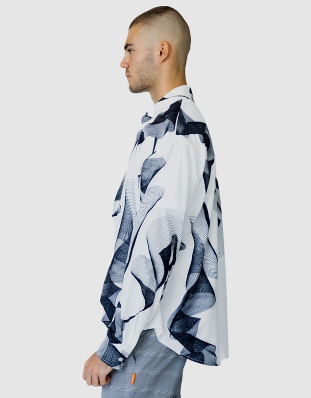 Justin Cassin - Lark Print Casual Shirt