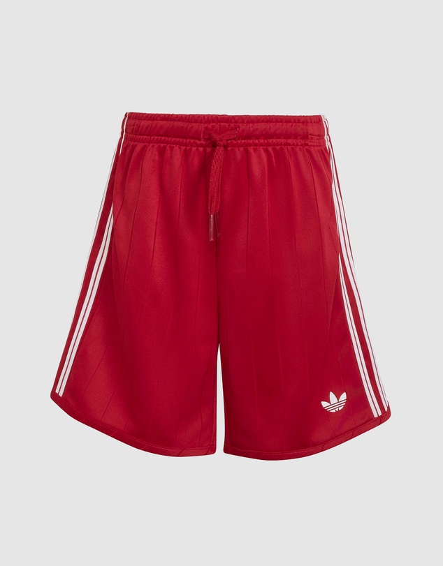adidas Originals - Loose Polo Pinstripe Shorts Tee Set - Kids
