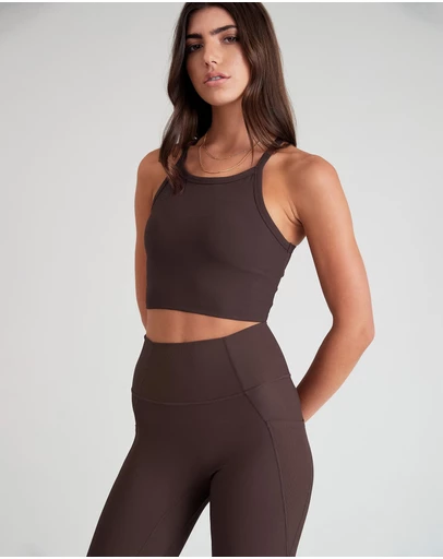 All Fenix - Eco Rib Strap Racer Crop