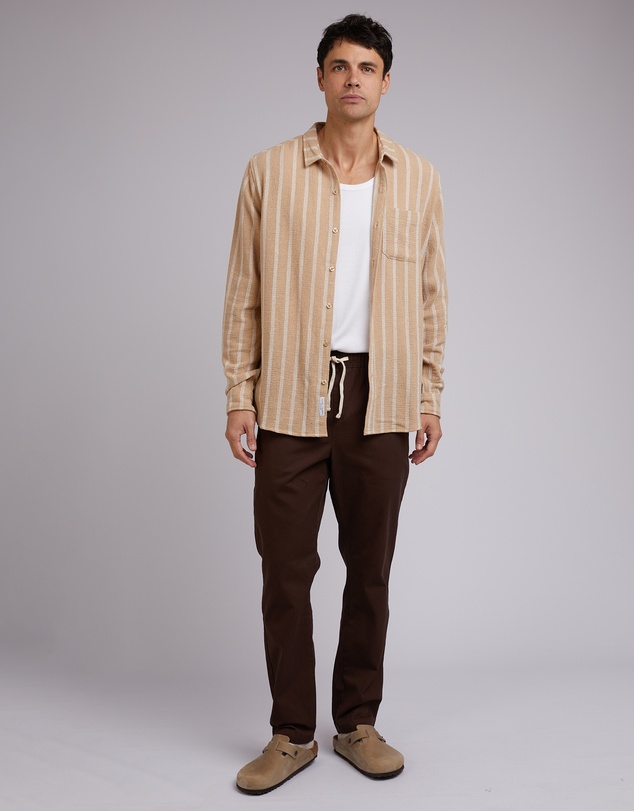 Silent Theory - Coen Stripe Ls Shirt