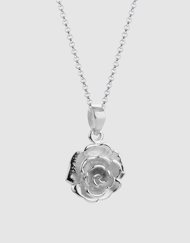 Elli Jewelry - Necklace with Pendant Rose 925 Sterling Silver