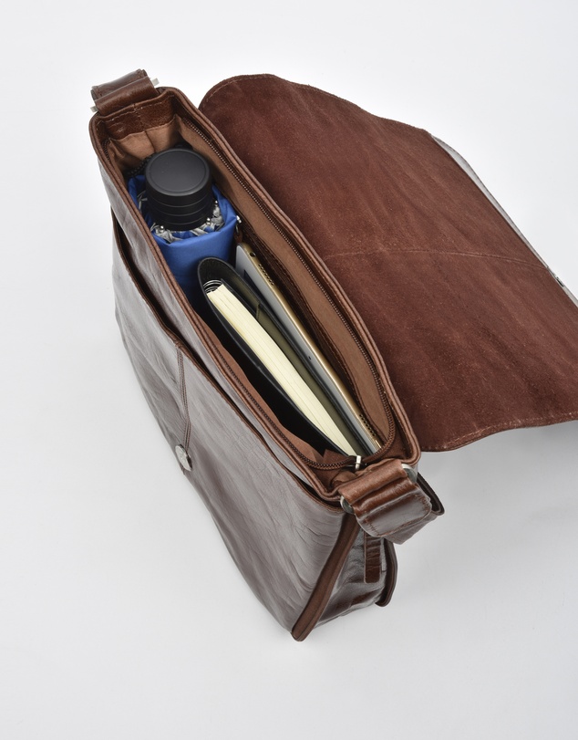 Cobb & Co - Notting Leather RFID Expandable Satchel