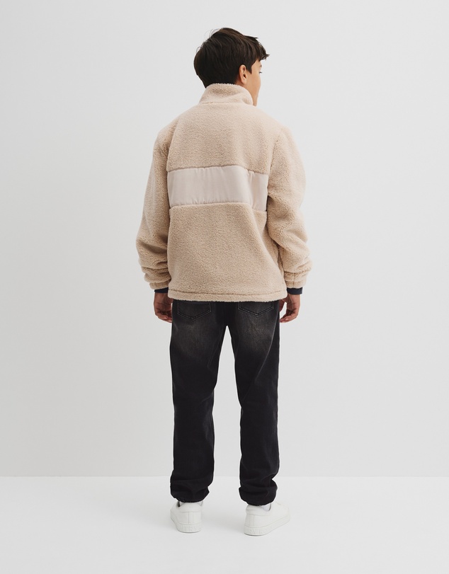 Country Road - Teen Sherpa Half Zip Sweat