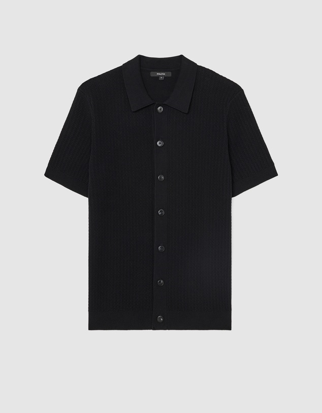 Politix - Textured Button-through Knit