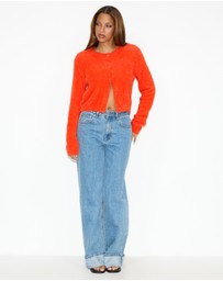 Dazie - Sloane Fuzzy Cardigan