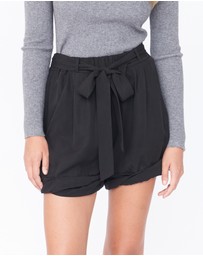 Amelius - Lydia Twisted Hem Mini Shorts