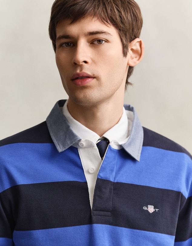 Gant - Chambray Stripe Heavy Rugger