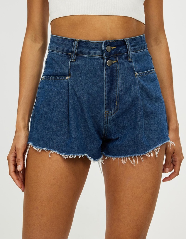 KAJA Clothing - Queenie High Waisted Ruffled Shorts