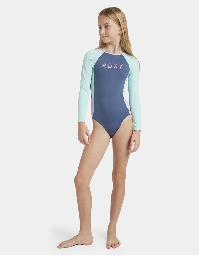 Roxy - Girls 8 to 16 Colorblock One Piece Rash Vest