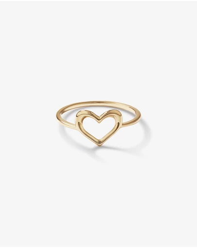 Michael Hill - Open Heart Ring in 10kt Yellow Gold