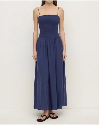 Assembly Label - Connie Cotton Shirred Dress