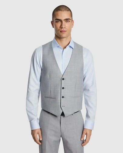 yd. - Bank Wool Blend Waistcoat