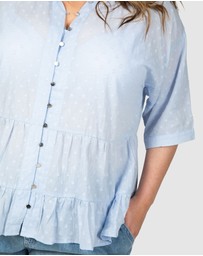 Love Your Wardrobe - Byron Tiered Dobby Top