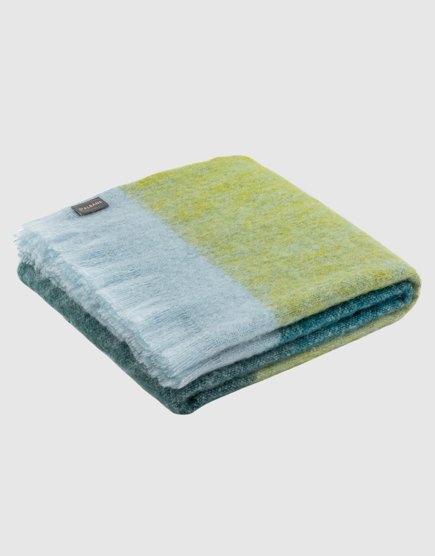 St Albans - Mohair Throw Everglades