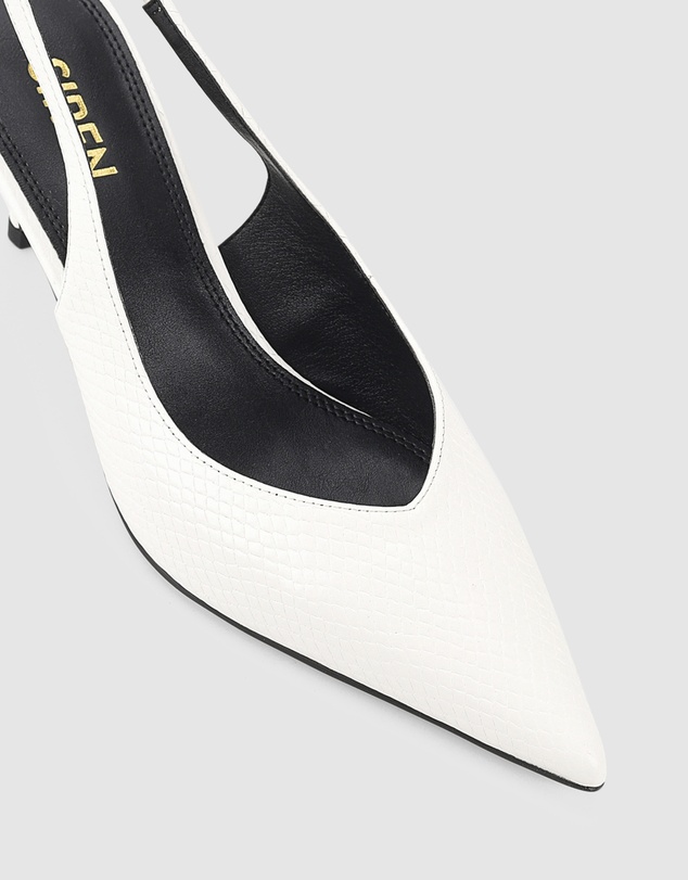 Siren - Yory Slingback Kitten Heels
