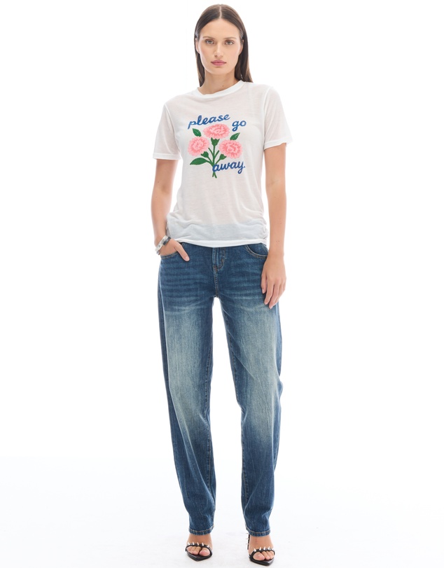 THE TALES - Please Go Away Fitted Tencel Tee