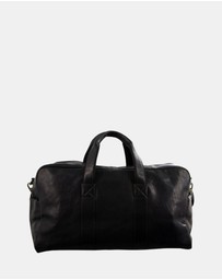 Pierre Cardin - Pierre Cardin Rustic Leather Business/Overnight Bag