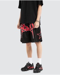 Kiss Chacey - Caution Mesh Basketballs Short