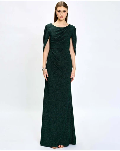 Bariano - Blanca Cape Fishtail Maxi