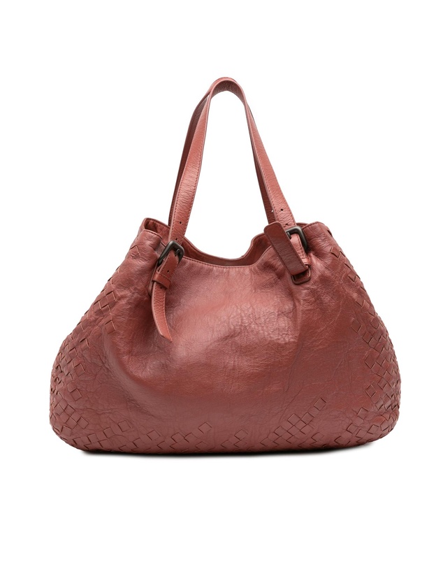 Pre-Loved by Azura Reborn - Pre-Loved Large Intrecciato Trimmed Nappa Cesta Tote