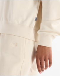 New Balance - French Terry Oversized Logo Crew