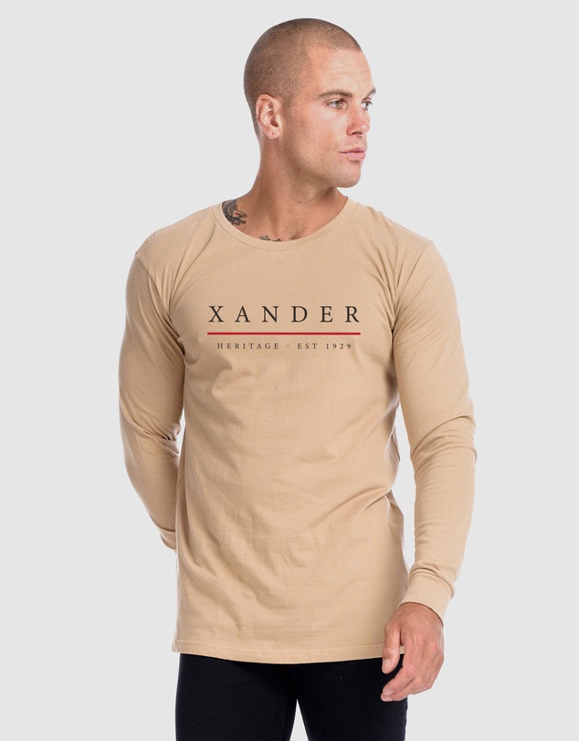 Xander - Bande Long Sleeve Tee