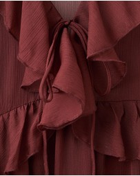 M.N.G - Puffed Sleeves Dress