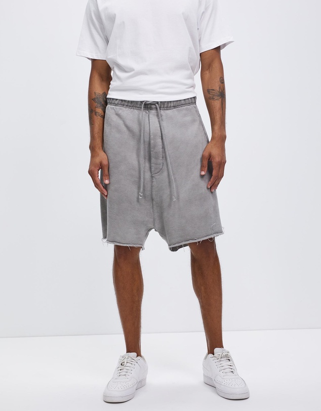 Surrounded By Ghosts - The Andesine Low Crotch French Terry Drawstring Shorts