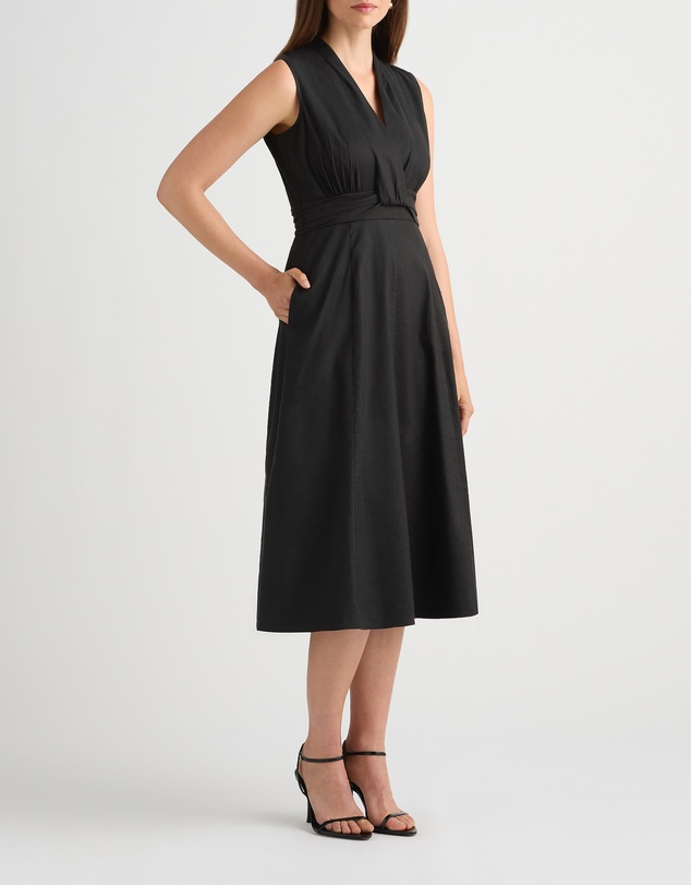 David Lawrence - Keets Stretch Linen Dress