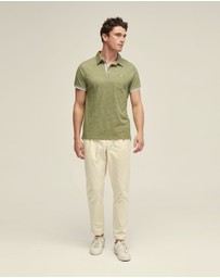 Oxford - Milo Cotton Jersey Printed Polo