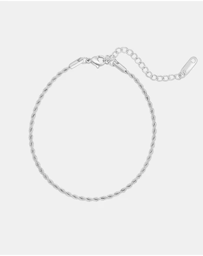 Zoe Olivia - Waterproof Twisted Rope Chain Anklet