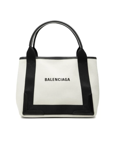 Pre-Loved by Azura Reborn - Pre-Loved Canvas Navy Cabas Tote S