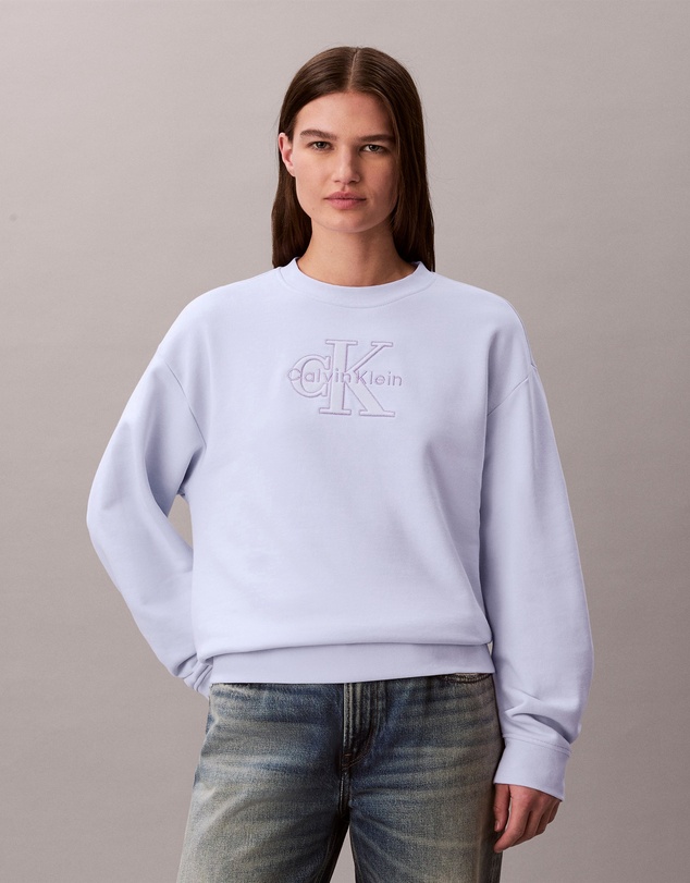 Calvin Klein Jeans - Cotton Terry Monogram Sweatshirt