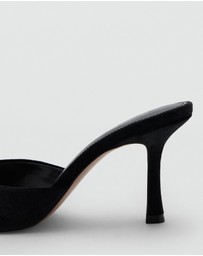 M.N.G - Velvet Pointed Heels