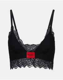 HUGO - Geometric Lace Padded Triangle 